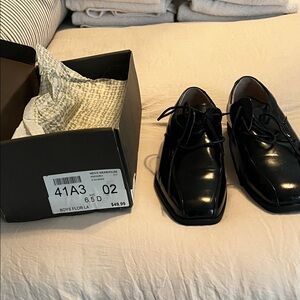 Florsheim kids, Boys Black Dress Shoes